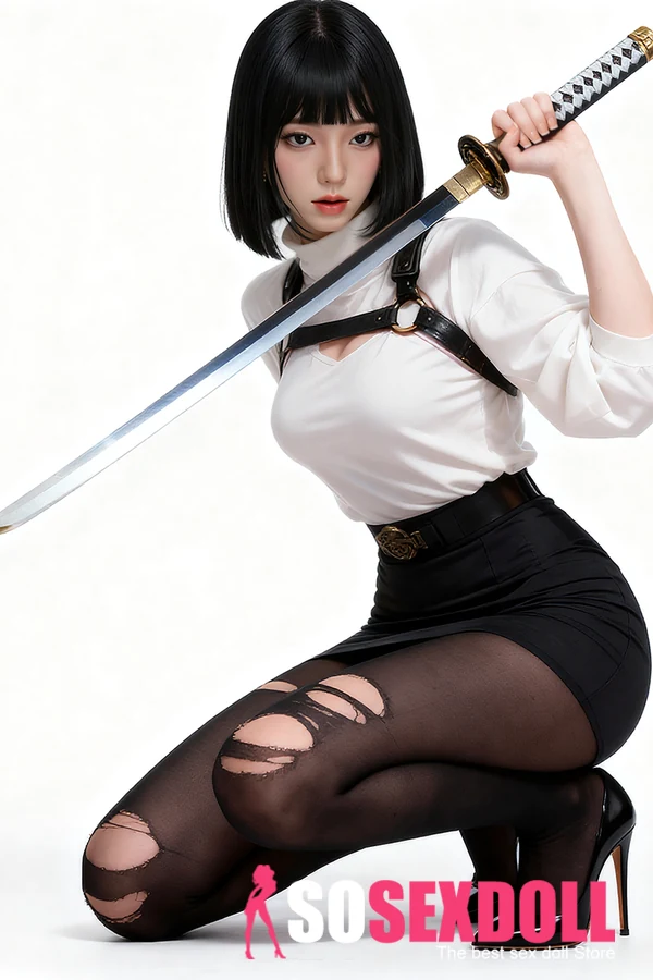 160cm SY Doll M26 刀を持った着衣の座り姿