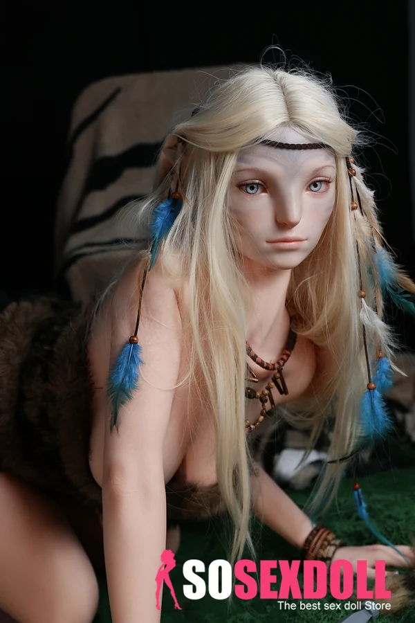 SY Doll 170cm M52 前かがみのM52ヘッドと長いブロンド